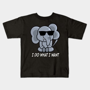 Whisker Whispers Elephant Chronicles, Stylish Tee Extravaganza Kids T-Shirt